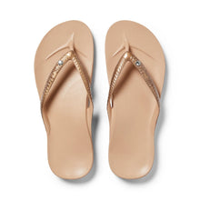 Load image into Gallery viewer, Archies Thongs Bronze Shimmer - Crystal