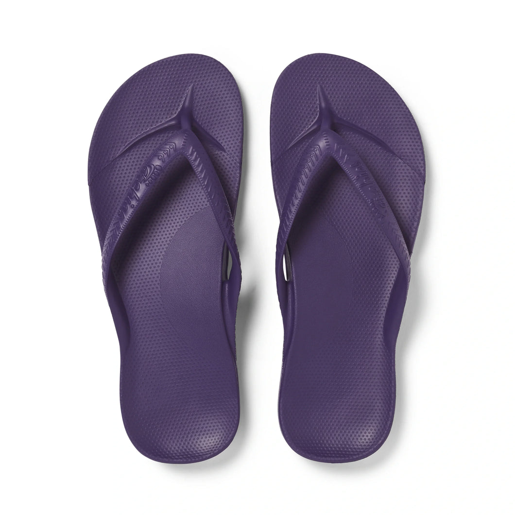 Arch Support Thongs - Classic - Acai Purple