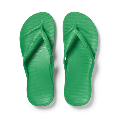Kelly Green - Arch Support Thongs