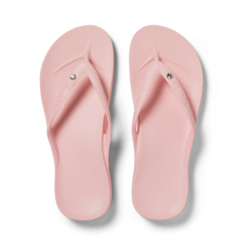 Crystal - PINK - Arch Support Thongs