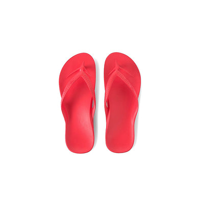 Kids Archies Thongs Coral