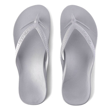 ARCHIES THONGS GREY - Noosa Footwear Co. 