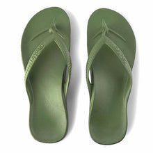 Load image into Gallery viewer, ARCHIES THONGS KHAKI - Noosa Footwear Co. 