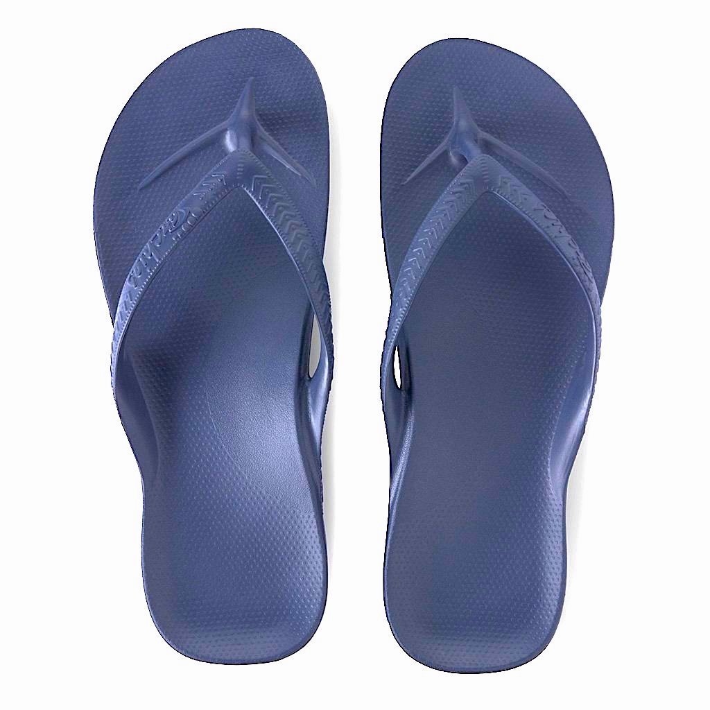 ARCHIES THONGS NAVY - Noosa Footwear Co. 