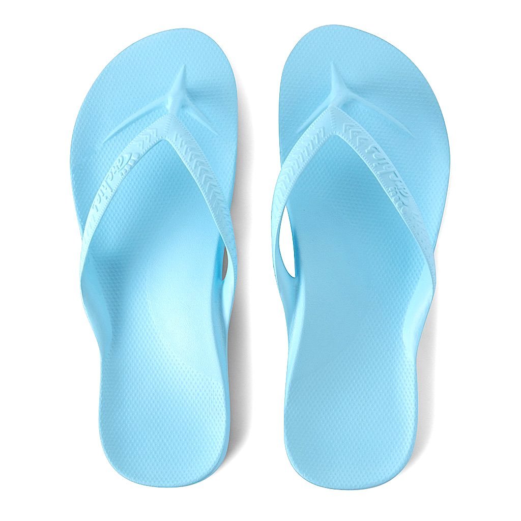 ARCHIES THONGS SKY BLUE - Noosa Footwear Co. 