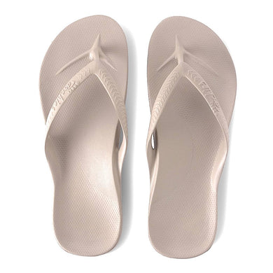 ARCHIES THONGS TAUPE - Noosa Footwear Co. 